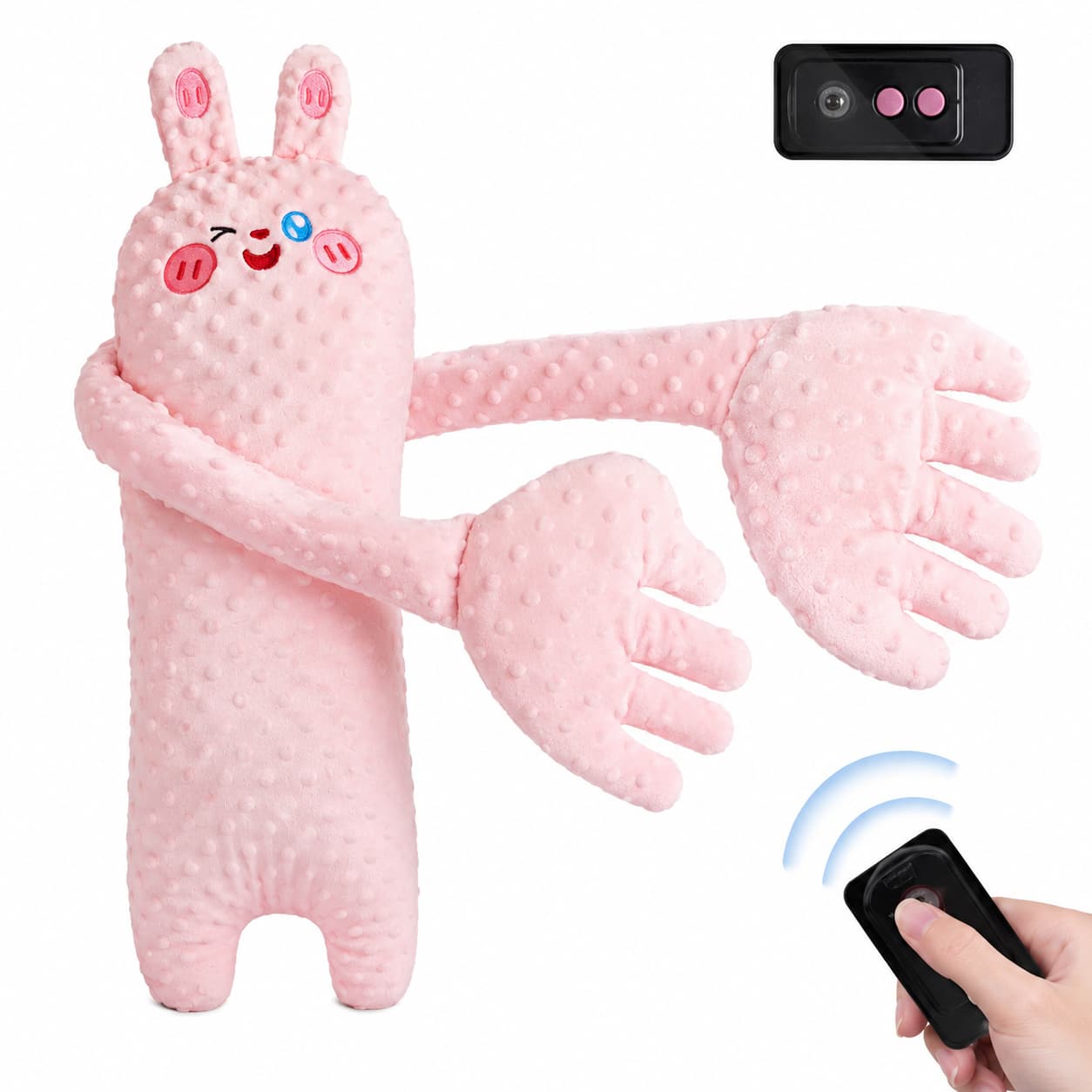 BabyHug - Hugging Plush Doll with Moving Arms | Remote Control Included