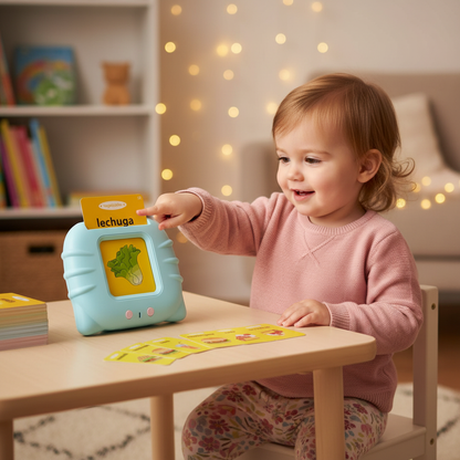 Niña aprendiendo